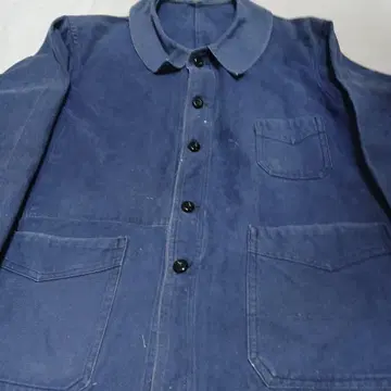 40s 50s 프렌치 코튼 트윌 자켓 v포켓