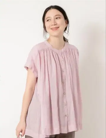 [ NIMES ] 라미 LINEN 볼륨 블라우스