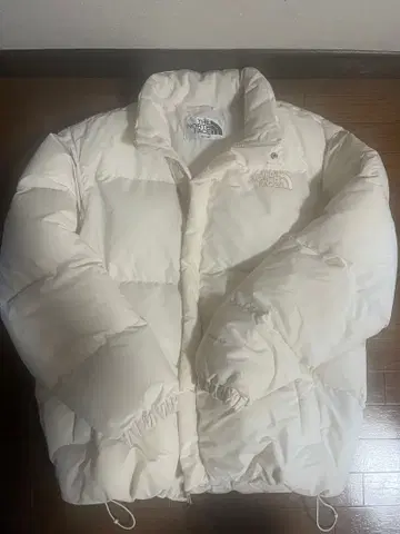 The North Face 화이트 다운 자켓