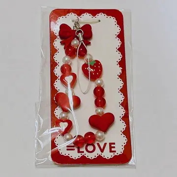 =LOVE 이코러브 비즈 스트랩