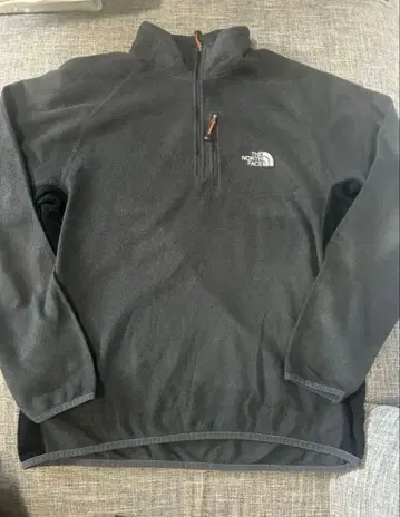 THE NORTH FACE 블랙 플리스 자켓 하프 지퍼