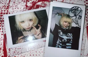 무로 하 나코 친필 사인 폴라로이드