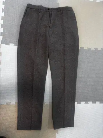 그레이 슬랙스 울 혼방