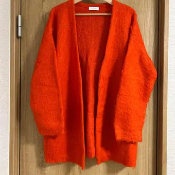 BEAUTY&YOUTH 오렌지 가디건 긴팔