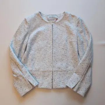 일본제 UNITED ARROWS 노카라 자켓 화이트 계열 40