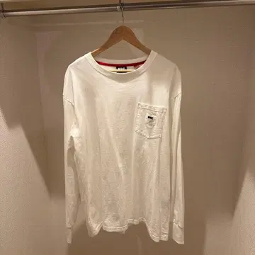 FTC 에프티씨 POCKET L/S TEE 화이트