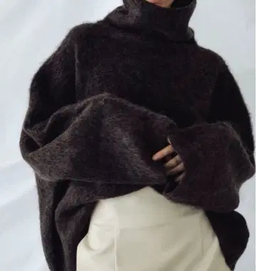 [ RIM.ARK ] 모헤어 혼방 Shaggy 오버 니트 니트