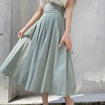 snidel 스나이델 자카드 플레어 스커트