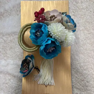 성인식 머리 장식