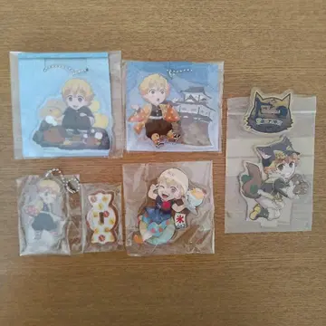 귀멸의 칼날 아크릴 스탠드 할로윈 지역 한정 바닷가 밀키 젠이츠