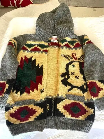 티티카카 후드 달린 니트 후드티