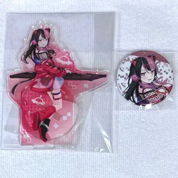 뱅드림 센고쿠 유노 10th 아크릴 스탠드 캔뱃지 세트