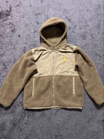 Rap Attack 플리스 자켓 베이지