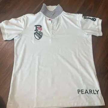 PEARLY 화이트 피케 셔츠