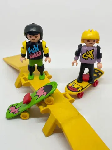 플레이모빌 소년과 스케이트보드 피규어 세트