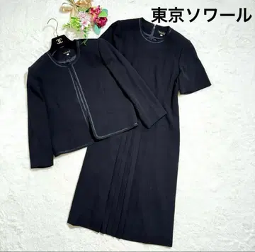 새상품급 도쿄 소와르 포멀 셋업 원피스 예복 블랙 15호