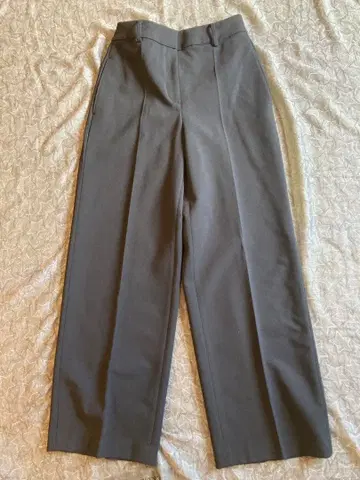 새상품급 PLST 웜 리저브 와이드 팬츠 블랙 L 사이즈 블랙 플라스테