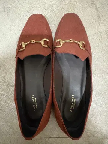 ADEVYRE 플랫슈즈 골드 체인