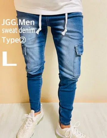 JGG.Men 제깅맨 맨투맨 데님 스키니 데님 2L