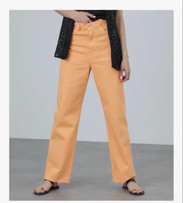 Lee 오렌지 STANDARD WARDROBE 데님 팬츠 사이즈 S