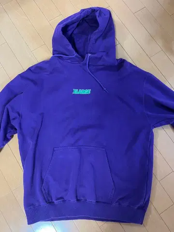 XLARGE 보라색 L 사이즈 후드티