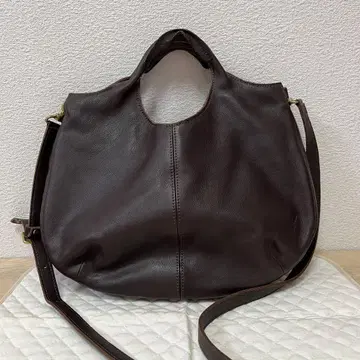 Diu 천연 가죽 다크 브라운 백