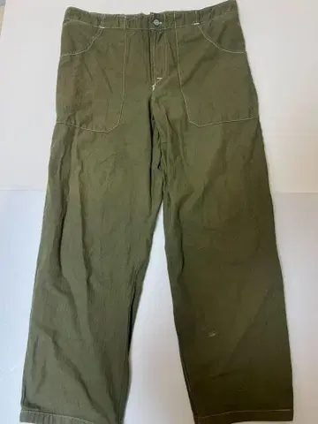 체코군 셰프 팬츠 90년대 코튼