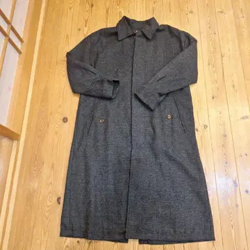 MONO-MART 다크 그레이 체스터 코트 롱 기장