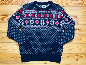 TMT 패턴 니트 M 사이즈