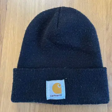 Carhartt 블랙 니트 모자 프리 사이즈
