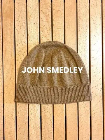 JOHN SMEDLEY 울 카멜 니트 모자 비니 [새상품급]