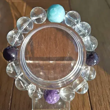 고품질!! 빅볼!! 세계 3대 힐링스톤 마니카란 수정 팔찌