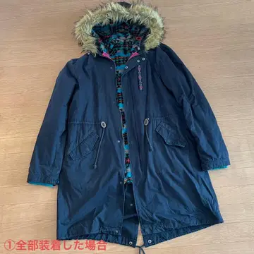 티티카카 3WAY 모즈 코트 라이너 플리스 자켓 남성용 L