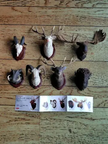 yujin 헌팅 트로피 전 5종 + 시크릿 2종