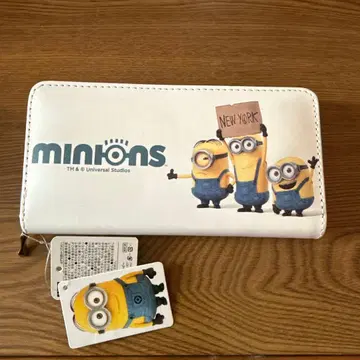 미사용 새상품 미니언 장지갑