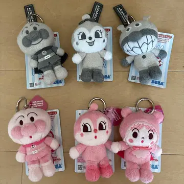 호빵맨 키링 6개 세트