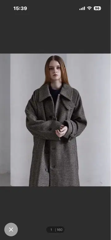 CLEL 울 블렌드 테크 멜톤 스텐카라 코트