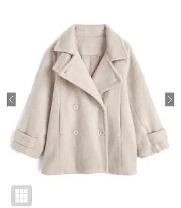 GRL 샤기 미들 코트 ze939