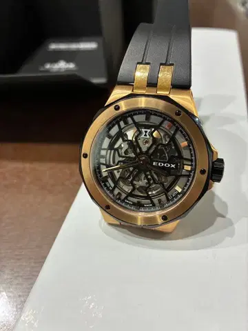 EDOX 자동 와인딩 손목시계 델핀 메카노