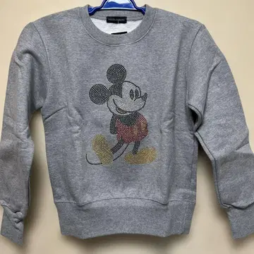 미키마우스 스톤 장식 그레이 트레이닝복 미사용 새상품~