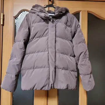 [ 새상품급 ] 유나이티드 애로우즈 후드 부착 다운 자켓 그레이