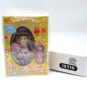 후지야 팝캔디 페코짱 & 피치 인형 피규어