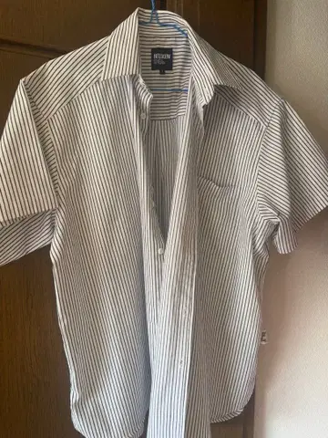 BELKEN 스트라이프 반팔 셔츠 L 사이즈