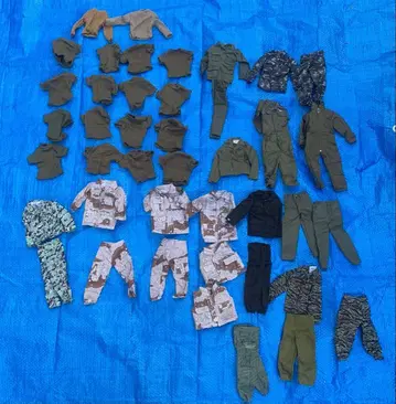 밀리터리 의류 세트 피규어용 elite brigade 해즈브로?