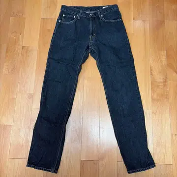 EDWIN 블랙 스트레이트 데님