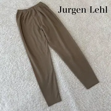 요건 레일 이지 팬츠 허리밴딩 스트레치 베이지 울 M