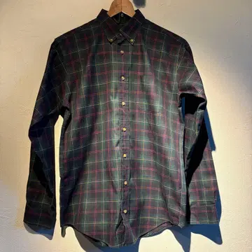 Established 에스타블리쉬트 체크 무늬 버튼 다운 셔츠