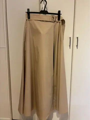 CINOH 롱 스커트 베이지