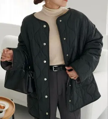 디스코트 리버서블 퀼팅 자켓 새상품급