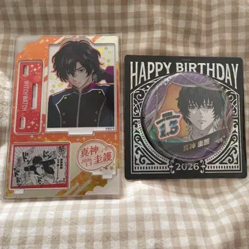 위치워치 마카미 케이고 생일 명장면 디오라마 피규어 캔뱃지